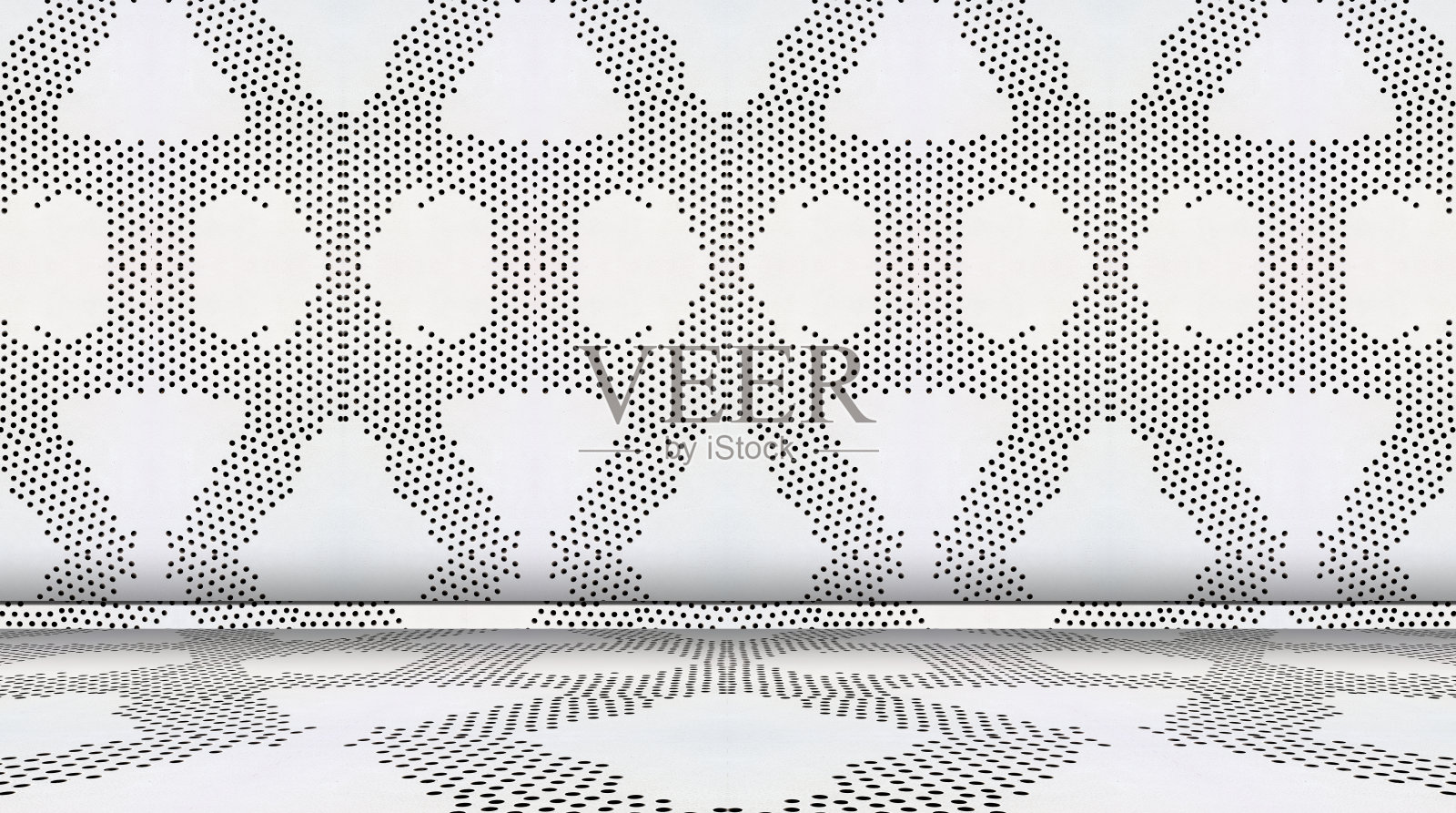 灰色的墙壁和地板上有洞照片摄影图片