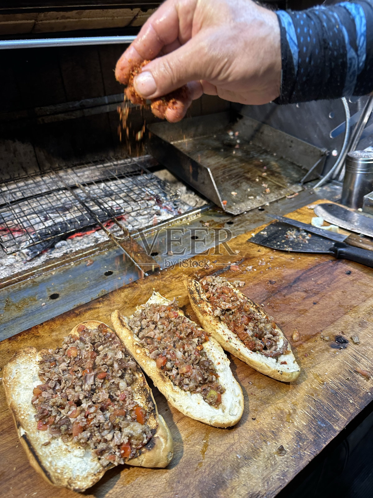 Kokorec内脏照片摄影图片