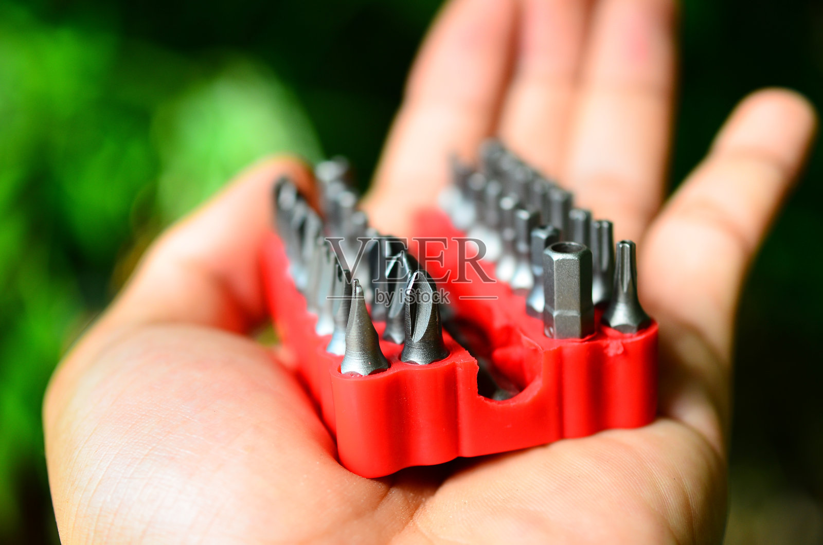 星形螺丝刀头照片摄影图片