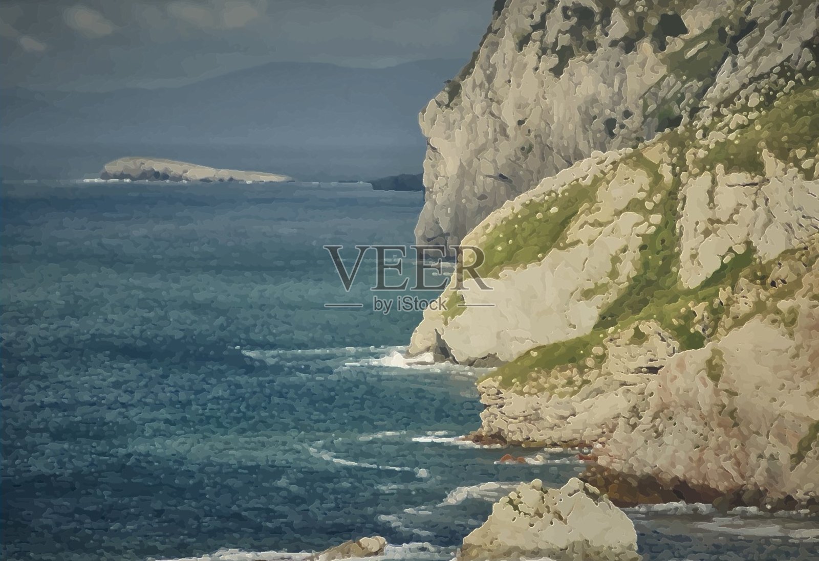 拉雷多的海岸景观照片摄影图片