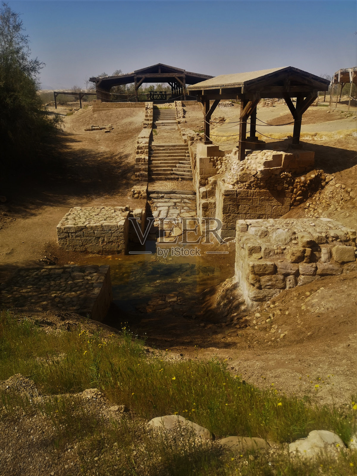 约旦地标-洗礼地点照片摄影图片