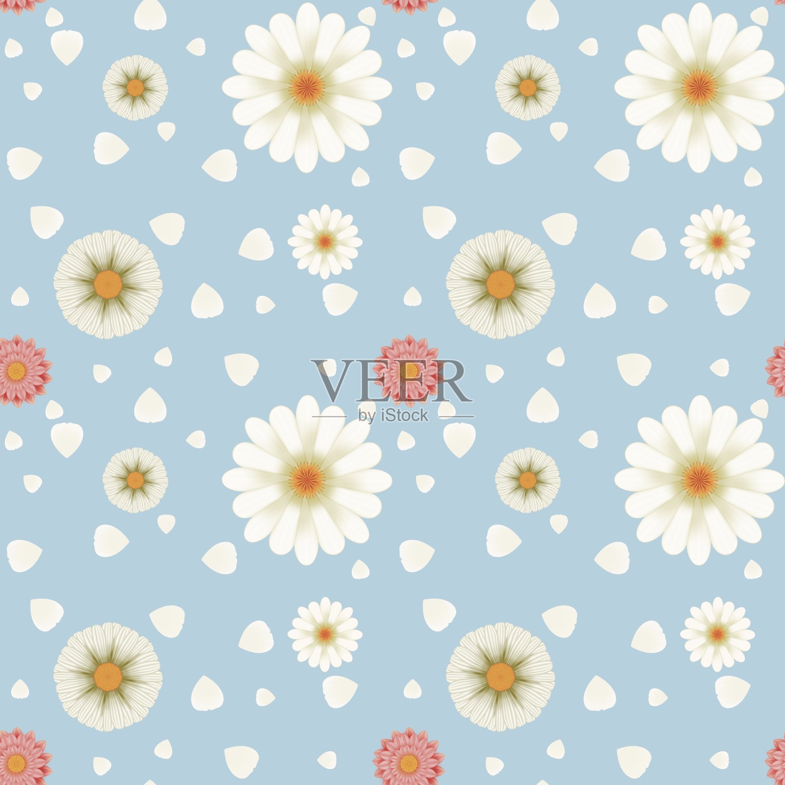 无缝图案在植物,民间刺绣,和植物的风格。用于地毯、墙纸、服装、包装、织物、封面的设计插画图片素材