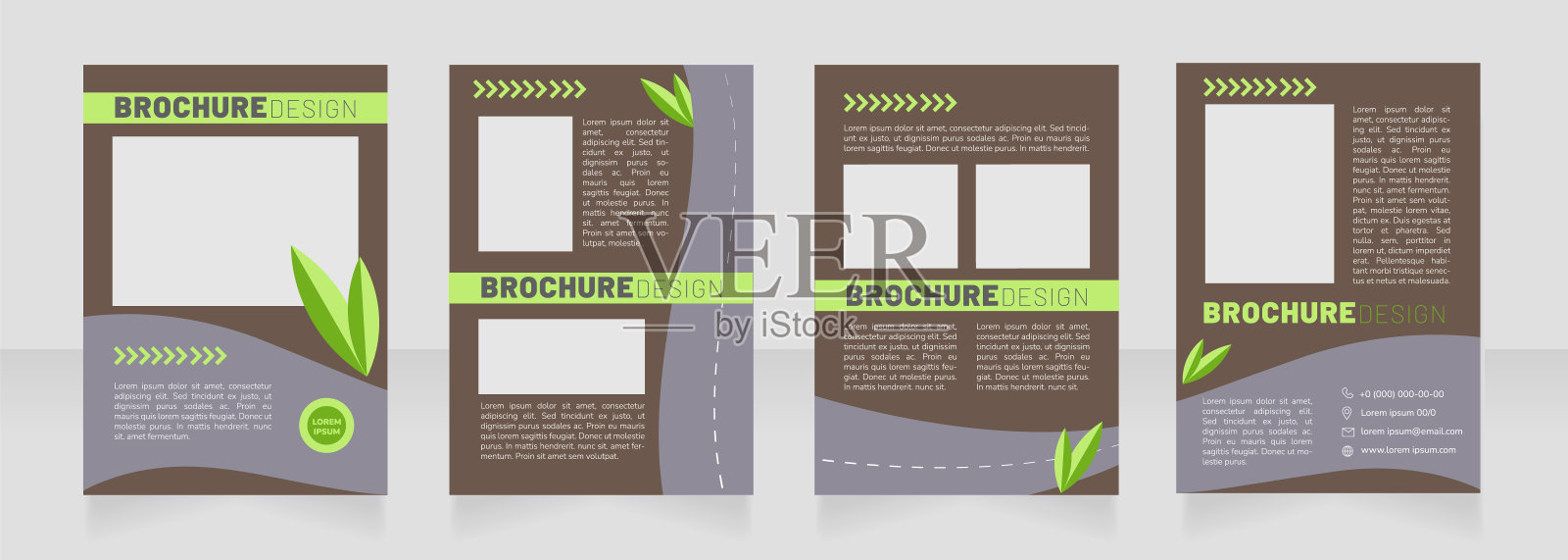 新城市主义空白宣传册设计设计模板素材