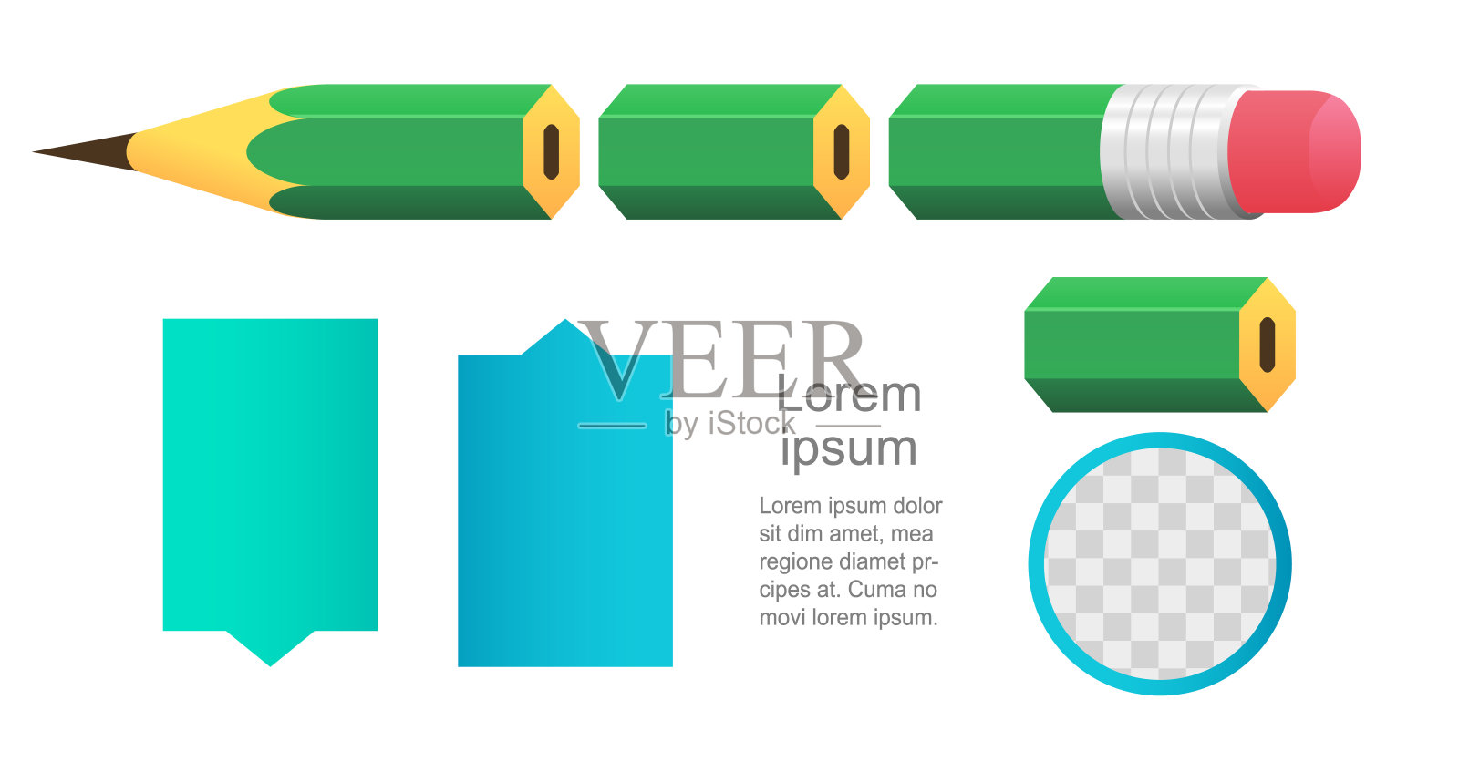 国际学习程度信息图表设计元素集插画图片素材