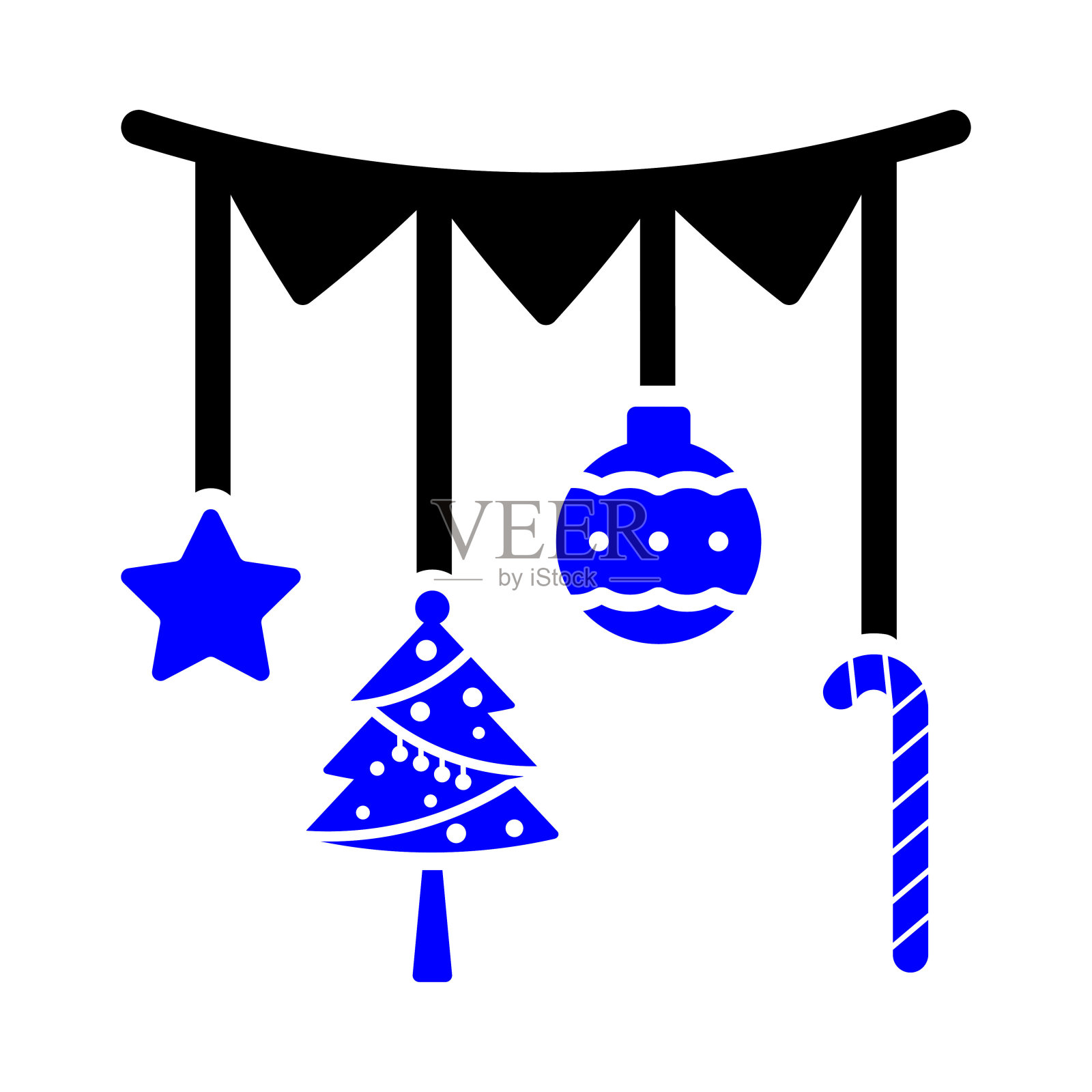 装饰灯图标插画图片素材