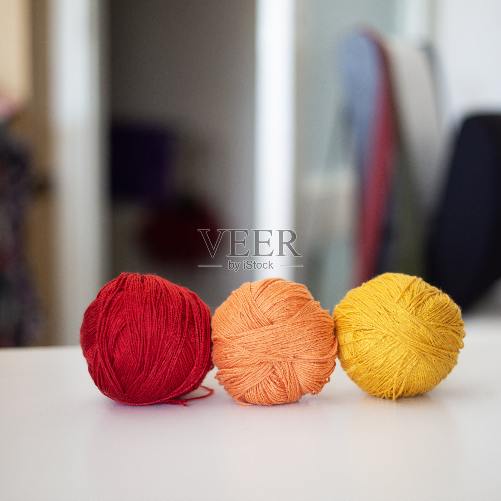 彩色缝纫线照片摄影图片