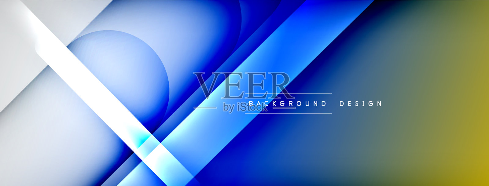 光几何抽象背景与线条插画图片素材