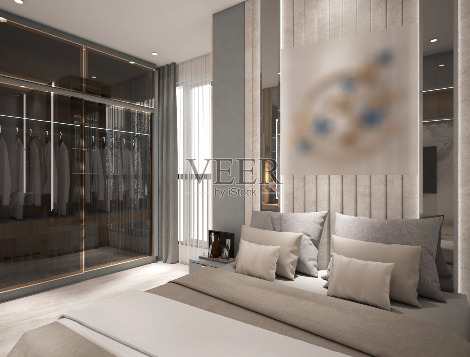 卧室照片摄影图片