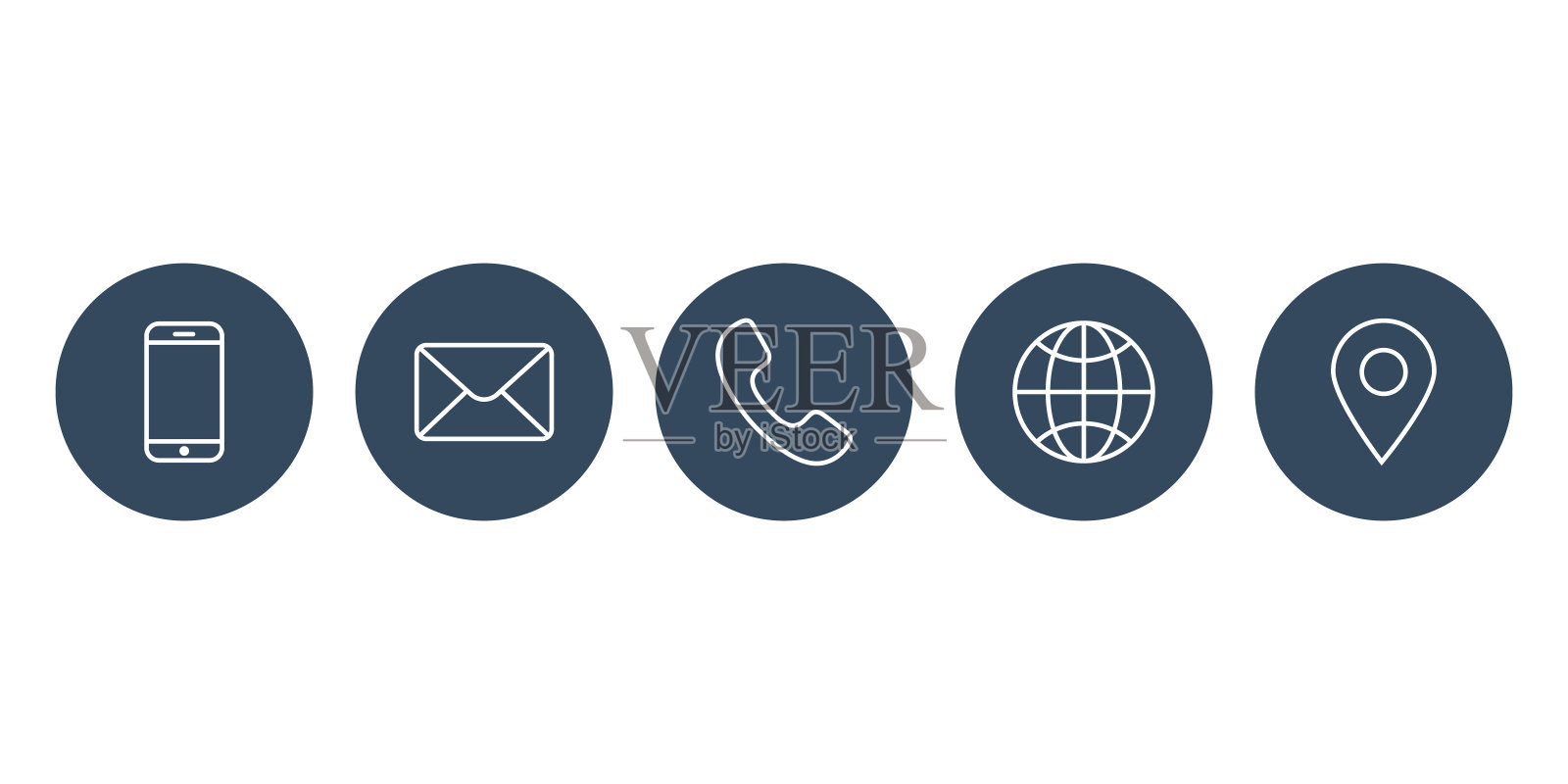 联系人线路图标设置简单设计图标素材