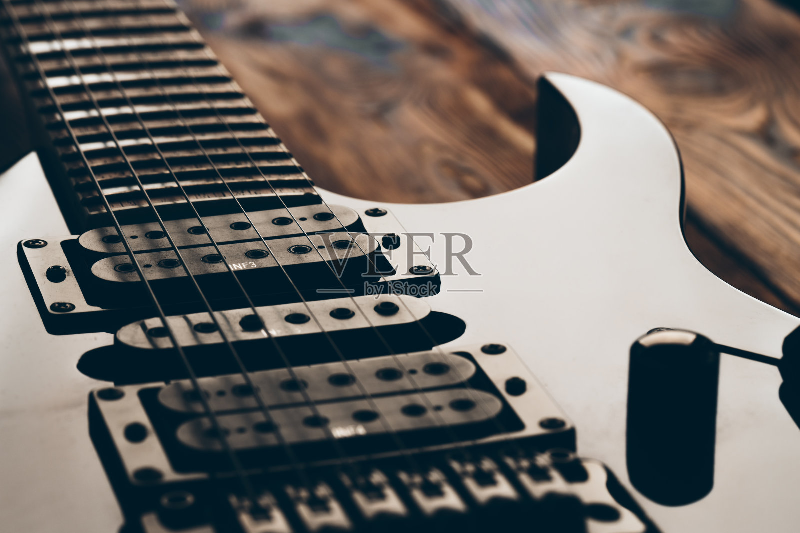 电吉他指板的特写照片照片摄影图片