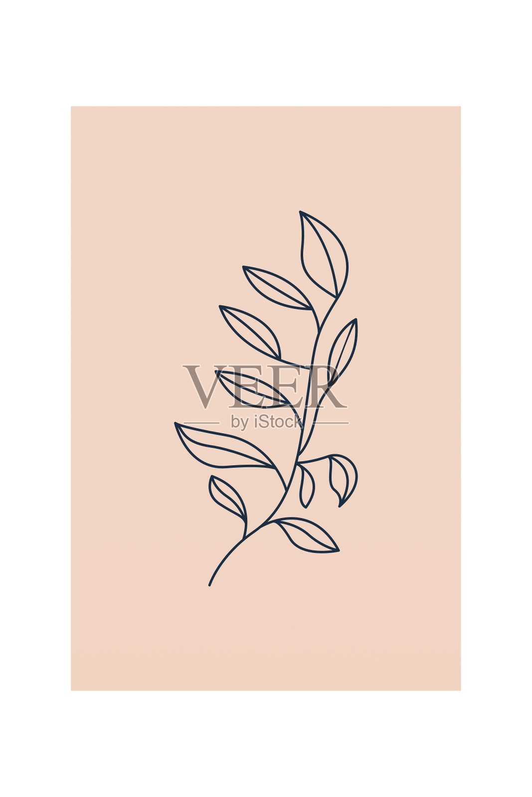 波西米亚墙壁艺术装饰印刷海报插画图片素材