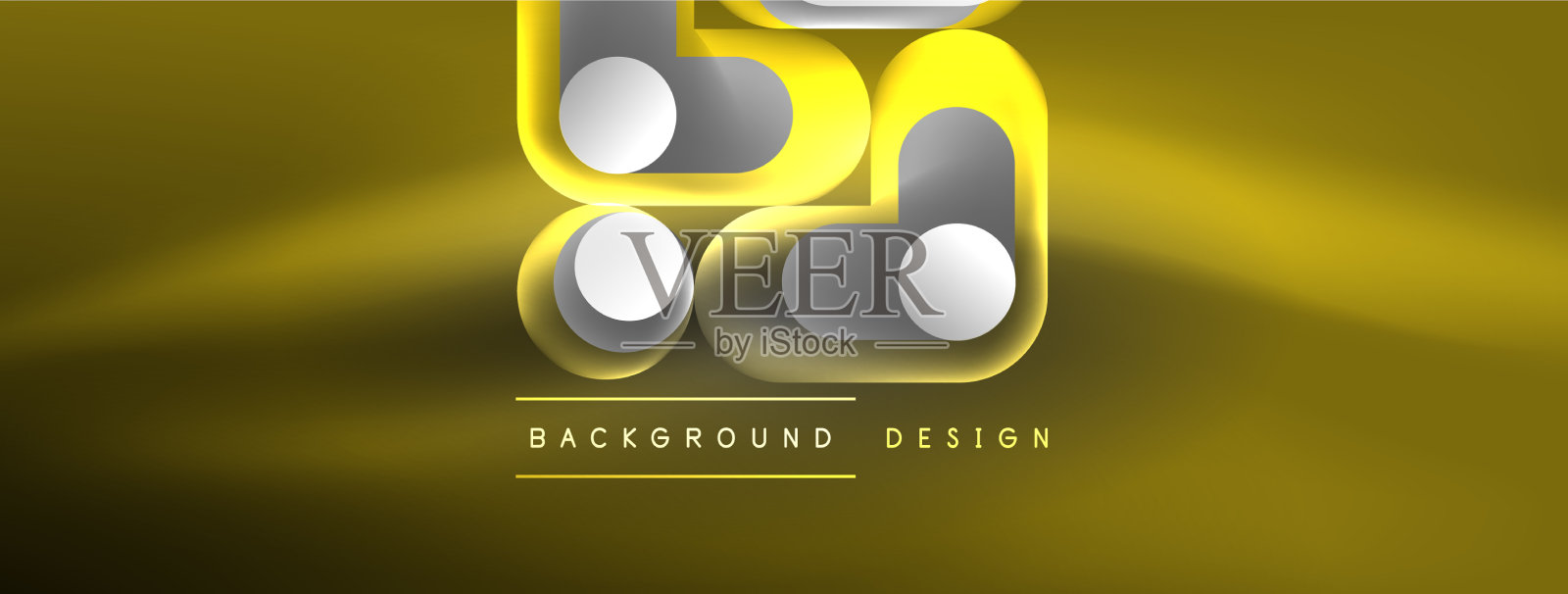 发光的圆形抽象背景模板插画图片素材