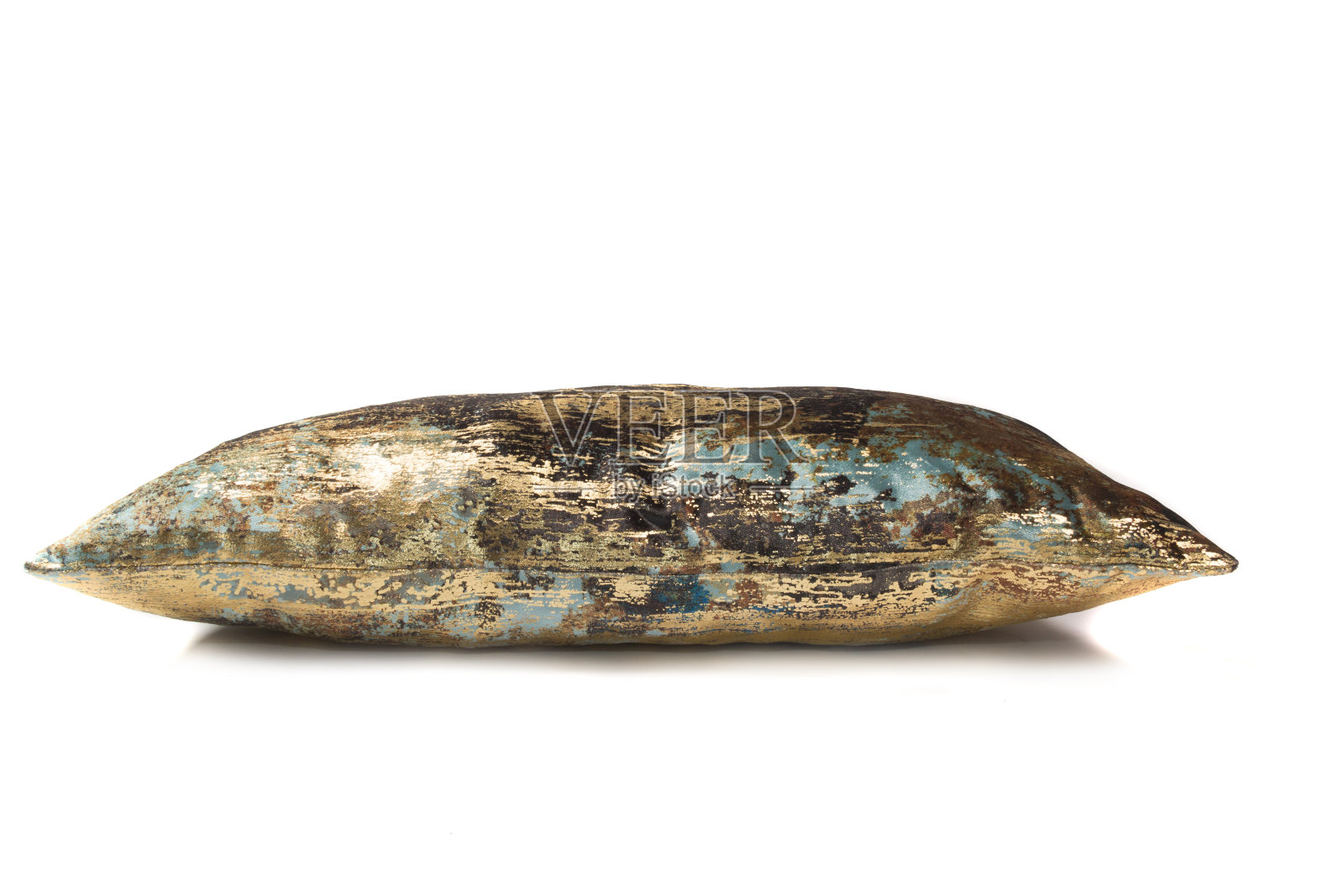 彩色装饰枕头孤立的白色背景照片摄影图片