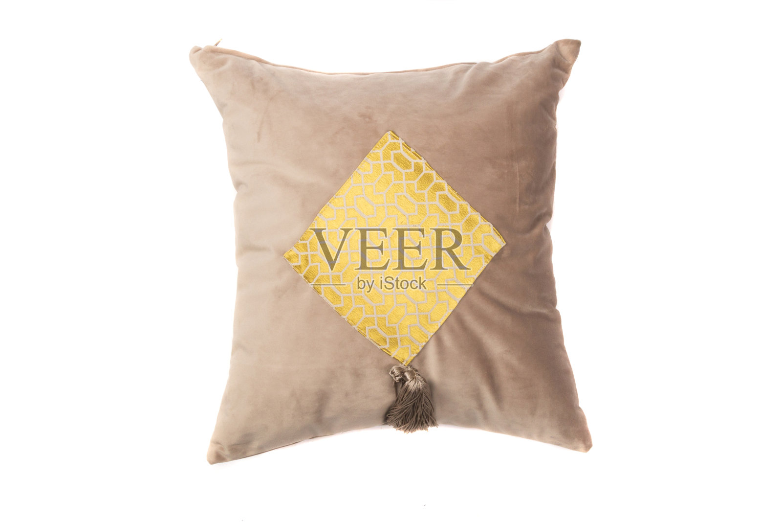 彩色装饰枕头孤立的白色背景照片摄影图片