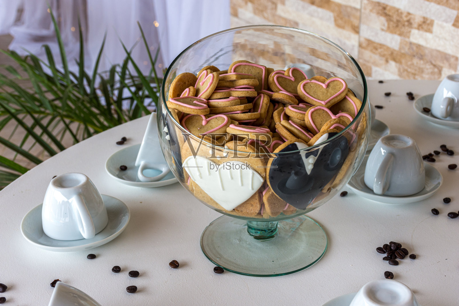 心形的饼干照片摄影图片