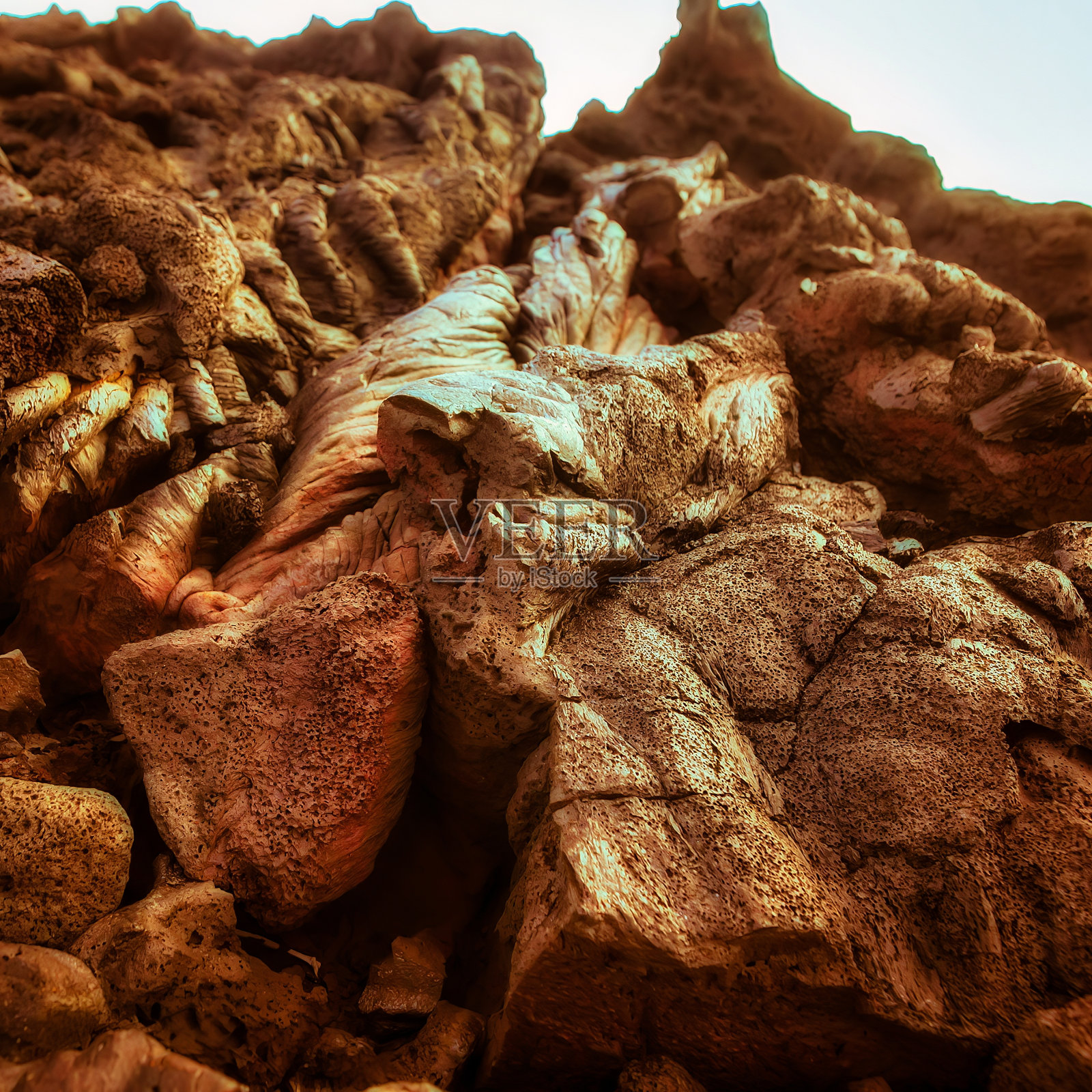 熔岩石特写夏威夷照片摄影图片