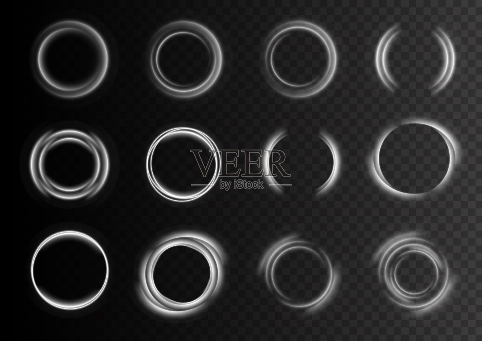 旋转的东西插画图片素材