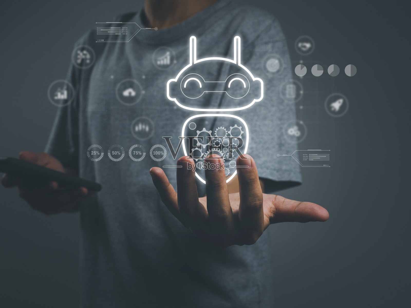 人工智能技术业务交流:通过人工智能科学学习深度学习照片摄影图片