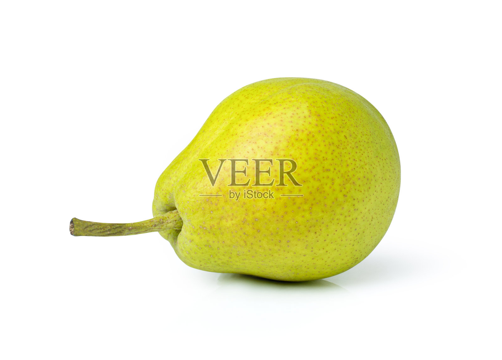 梨果孤立在白色背景上。照片摄影图片