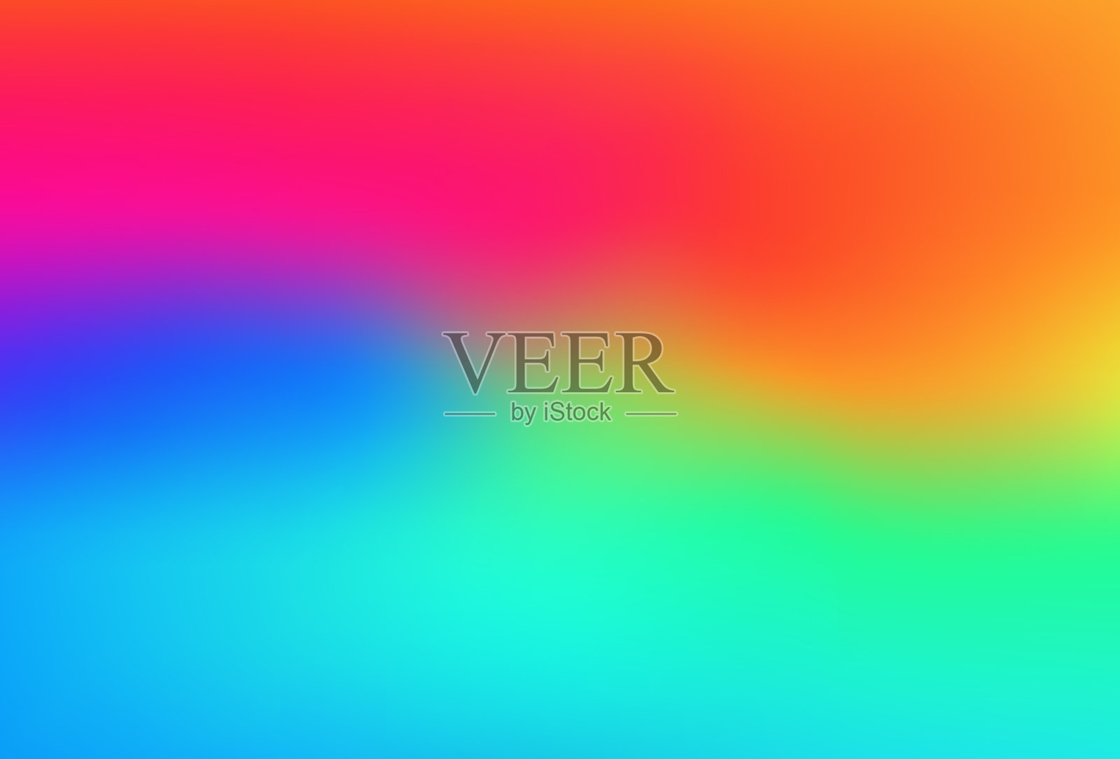 平滑和模糊的彩色渐变网格背景。现代明亮的彩虹色。易于编辑的软颜色矢量横幅模板插画图片素材