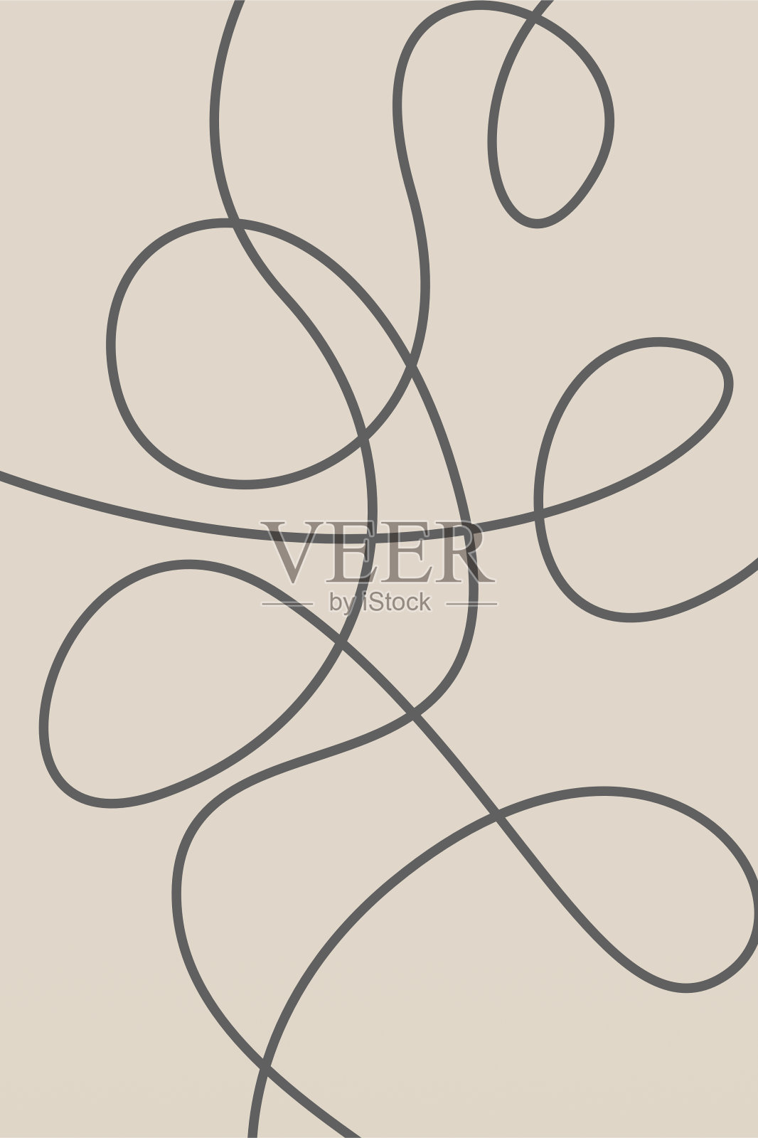 波西米亚墙壁艺术装饰印刷海报插画图片素材