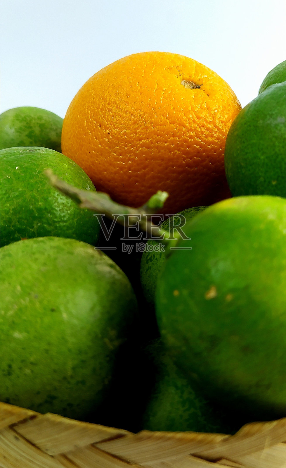 橙柠檬和青柠檬照片摄影图片