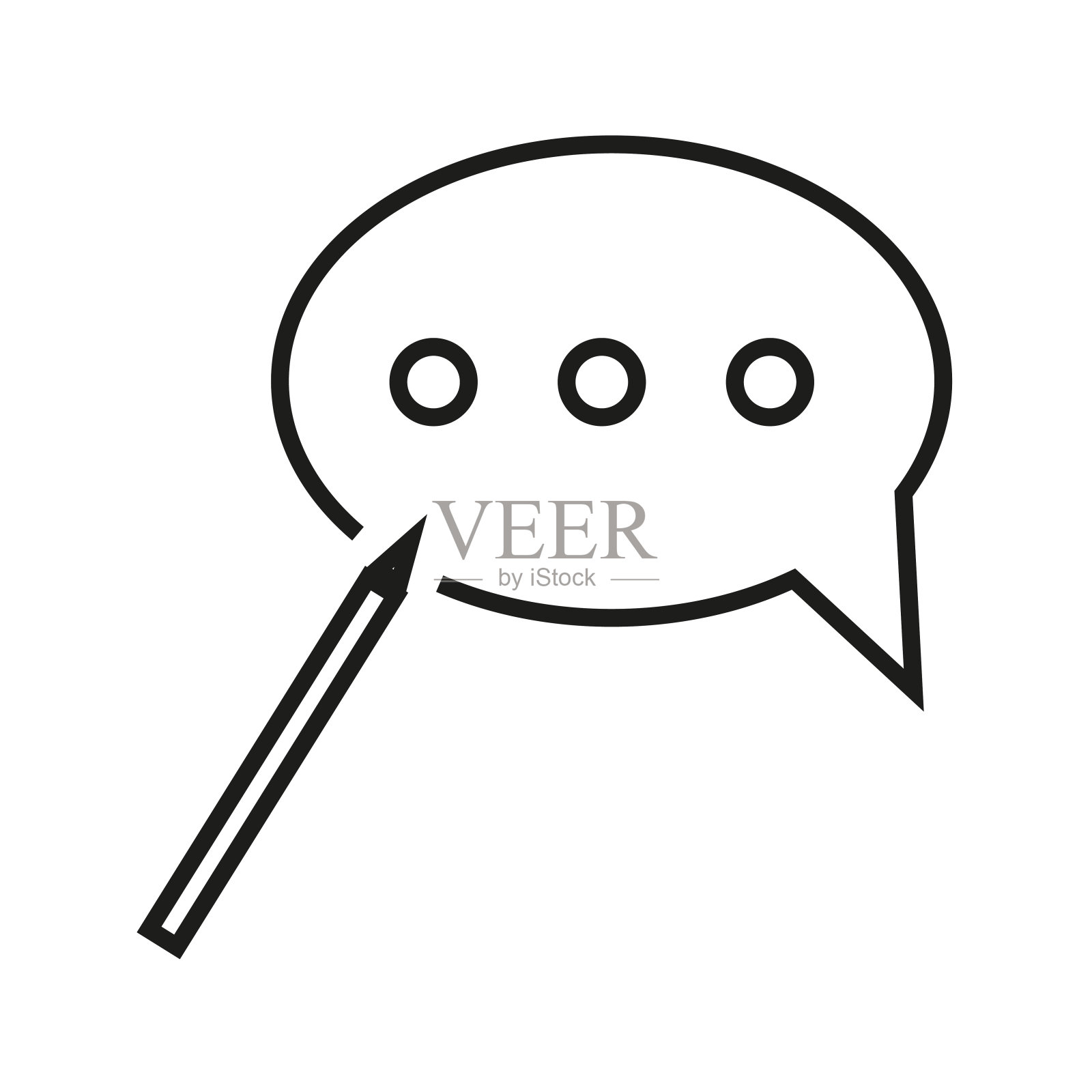 博客图标。图标,标志,标志为网站。矢量插图。股票的形象。插画图片素材