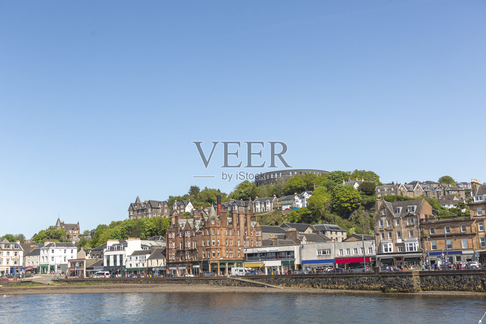 沿海城市景观城市景观奥班格拉斯哥苏格兰英格兰英国照片摄影图片