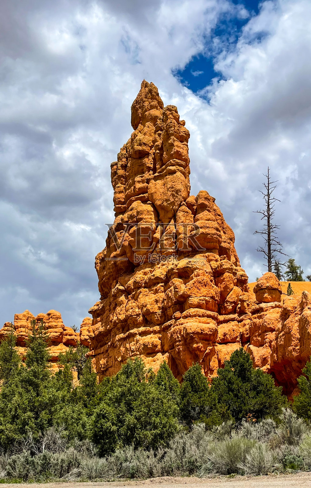 犹他州布莱斯峡谷国家公园红岩胡毒岩照片摄影图片