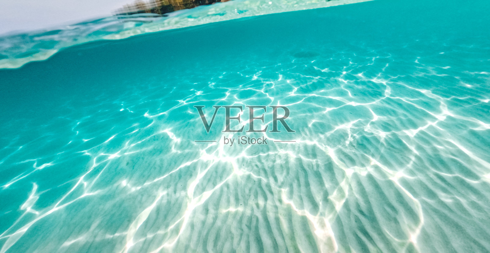 水下波纹图案,在海底和海滩在涛岛照片摄影图片