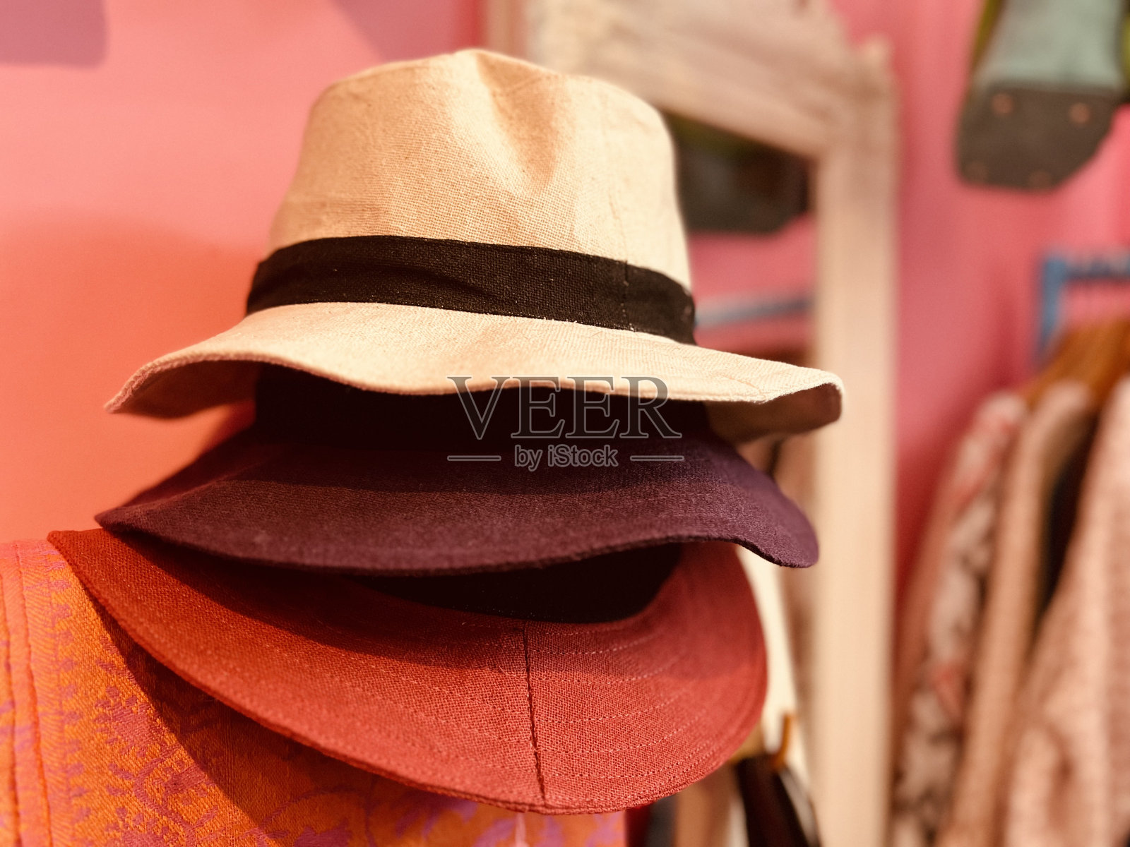 出售帽子照片摄影图片