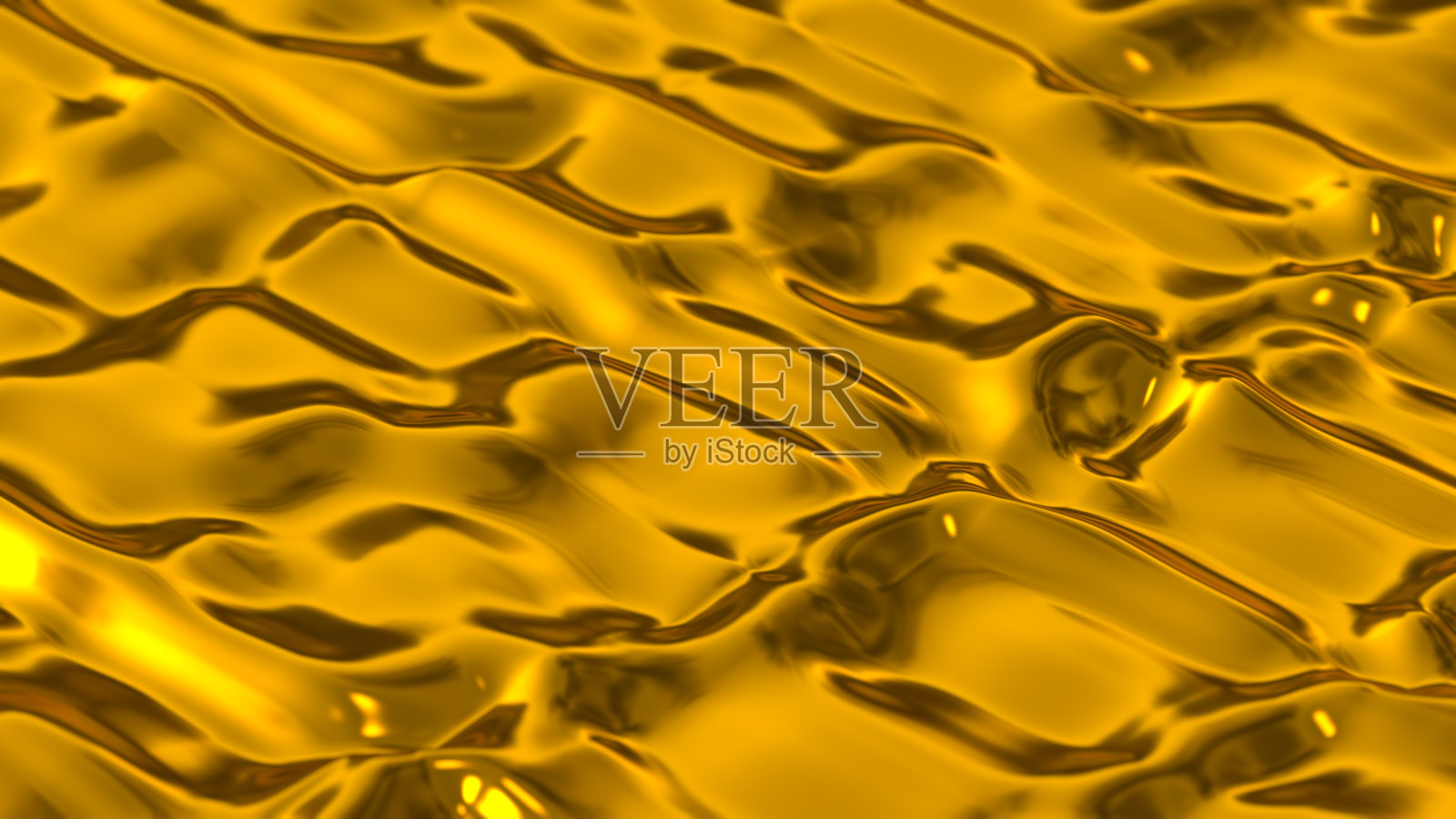熔融黄金液体表面3d渲染背景照片摄影图片