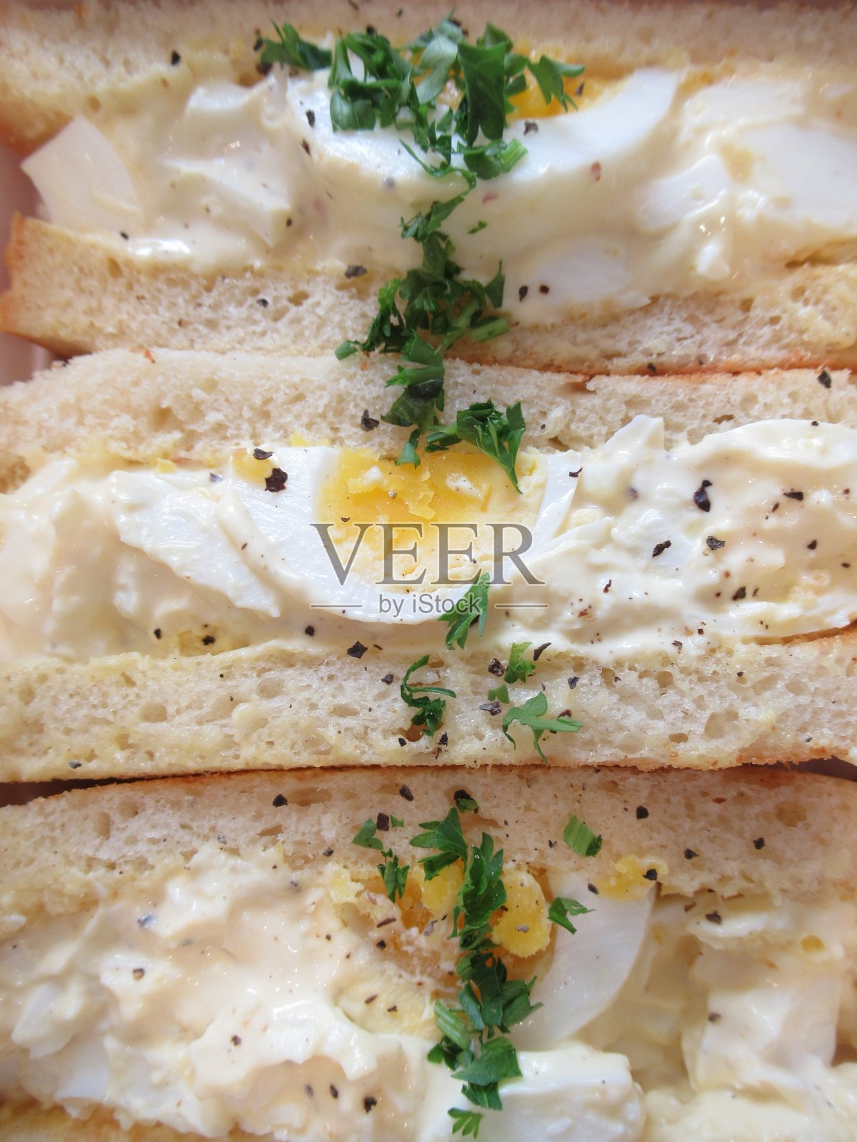 鸡蛋三明治照片摄影图片