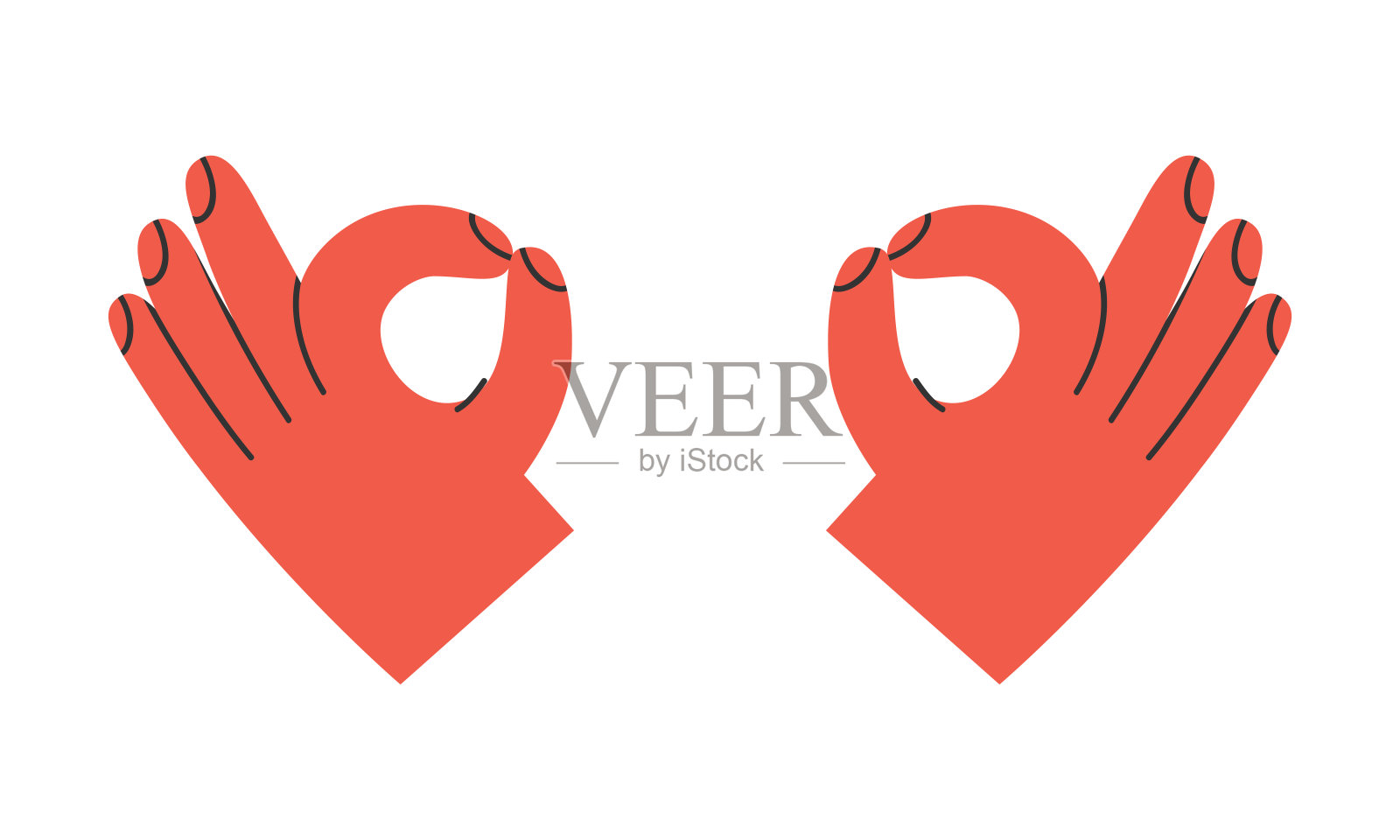 瑜伽瑜伽手印插图插画图片素材