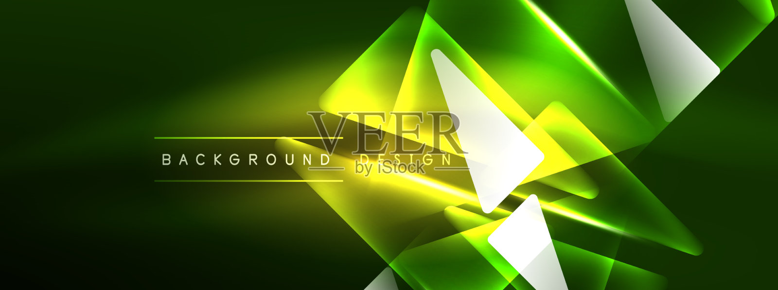 充满活力的几何霓虹灯闪亮线背景插画图片素材