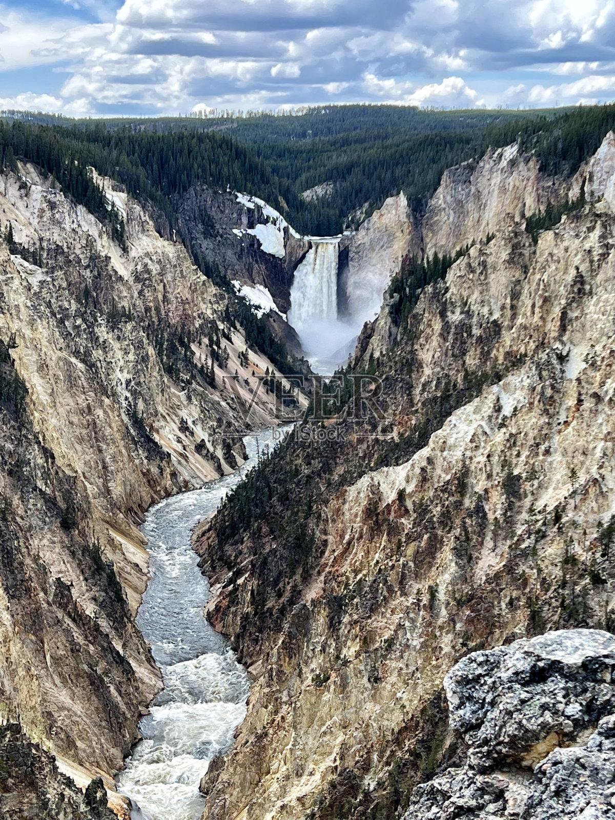 黄石大峡谷照片摄影图片
