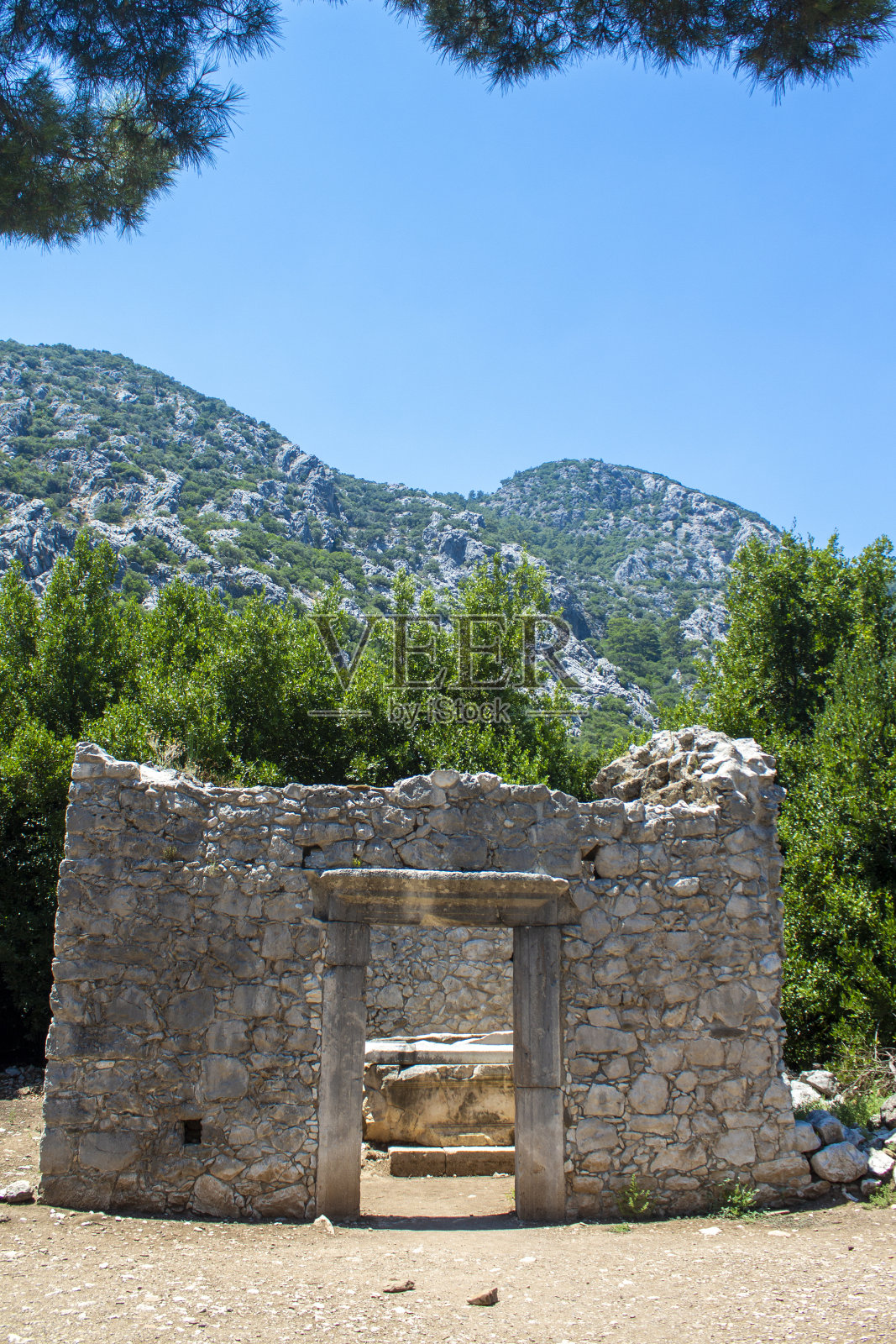 奥林匹斯古城照片摄影图片