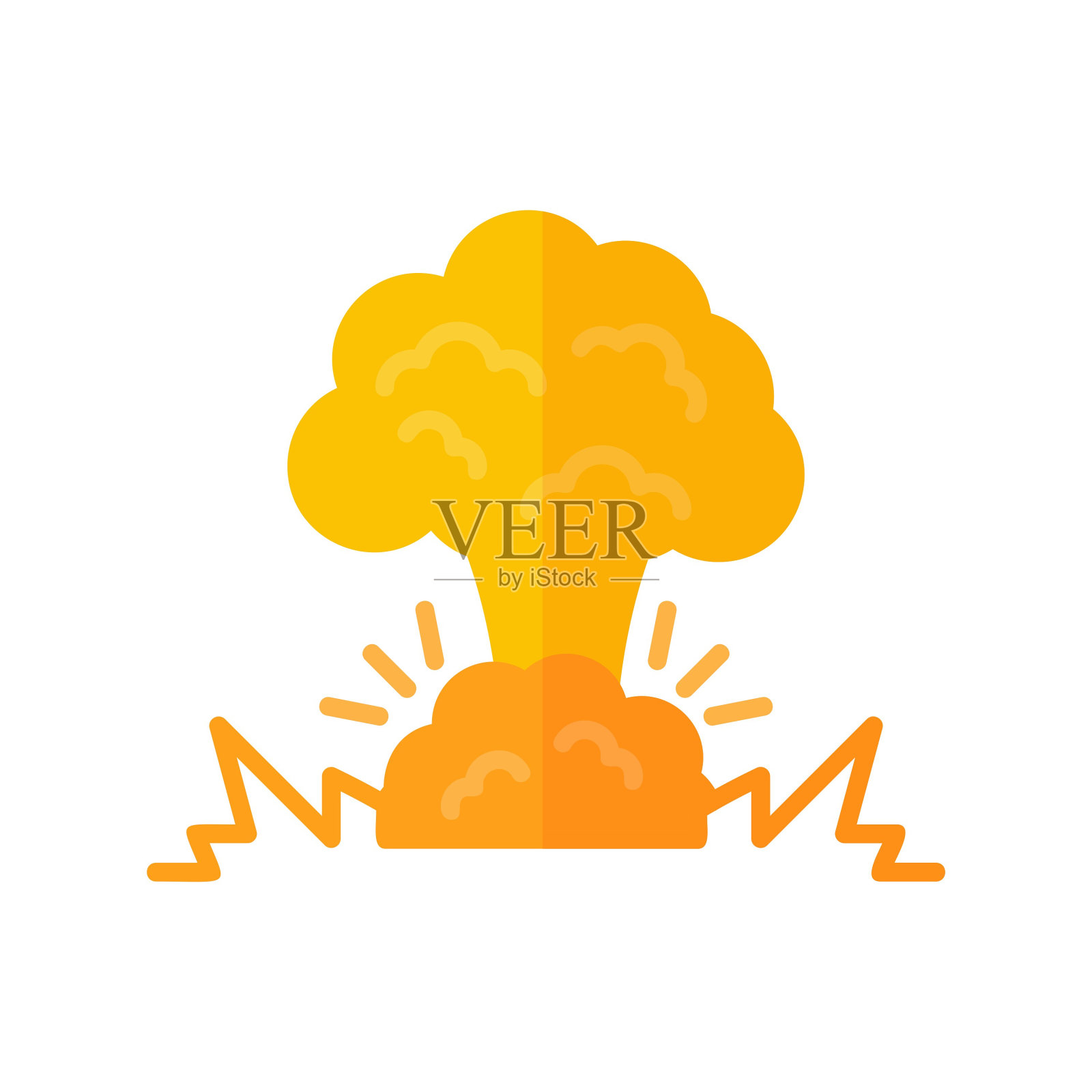 爆炸的图标插画图片素材