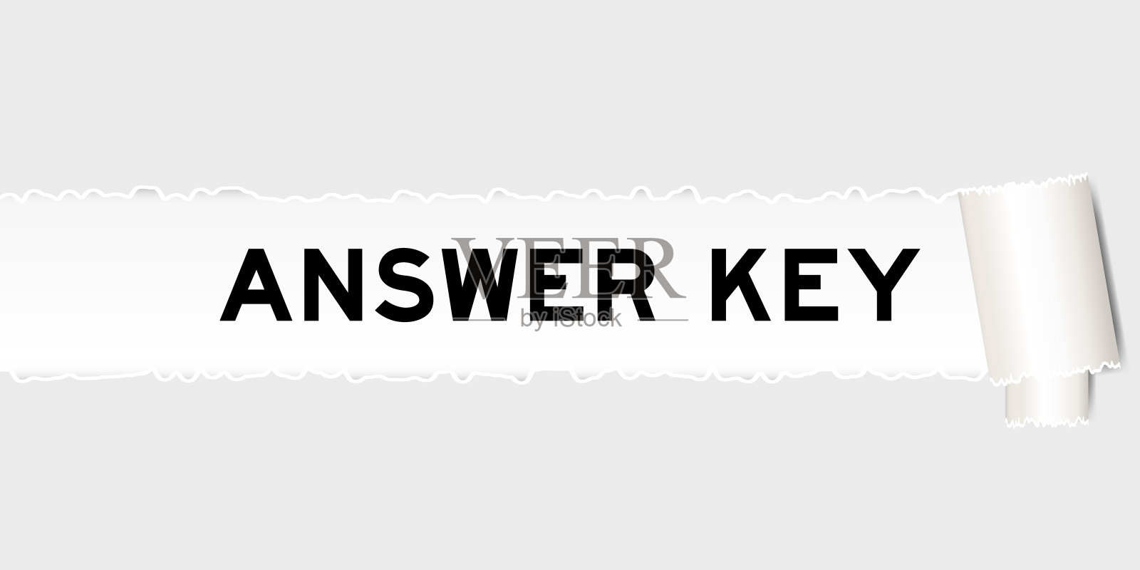 撕开的灰纸背景,有字的回答关键下撕裂部分插画图片素材