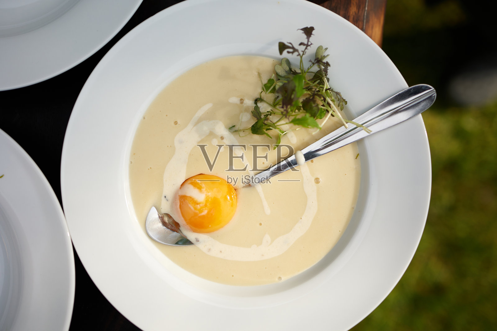 防风草奶油汤照片摄影图片