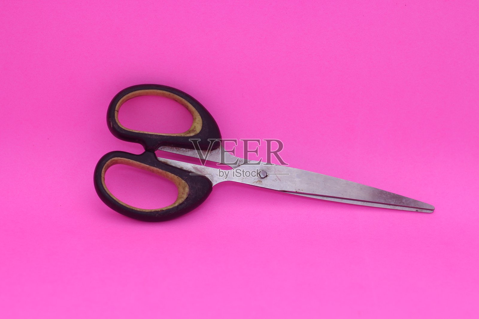 一把黑剪刀照片摄影图片