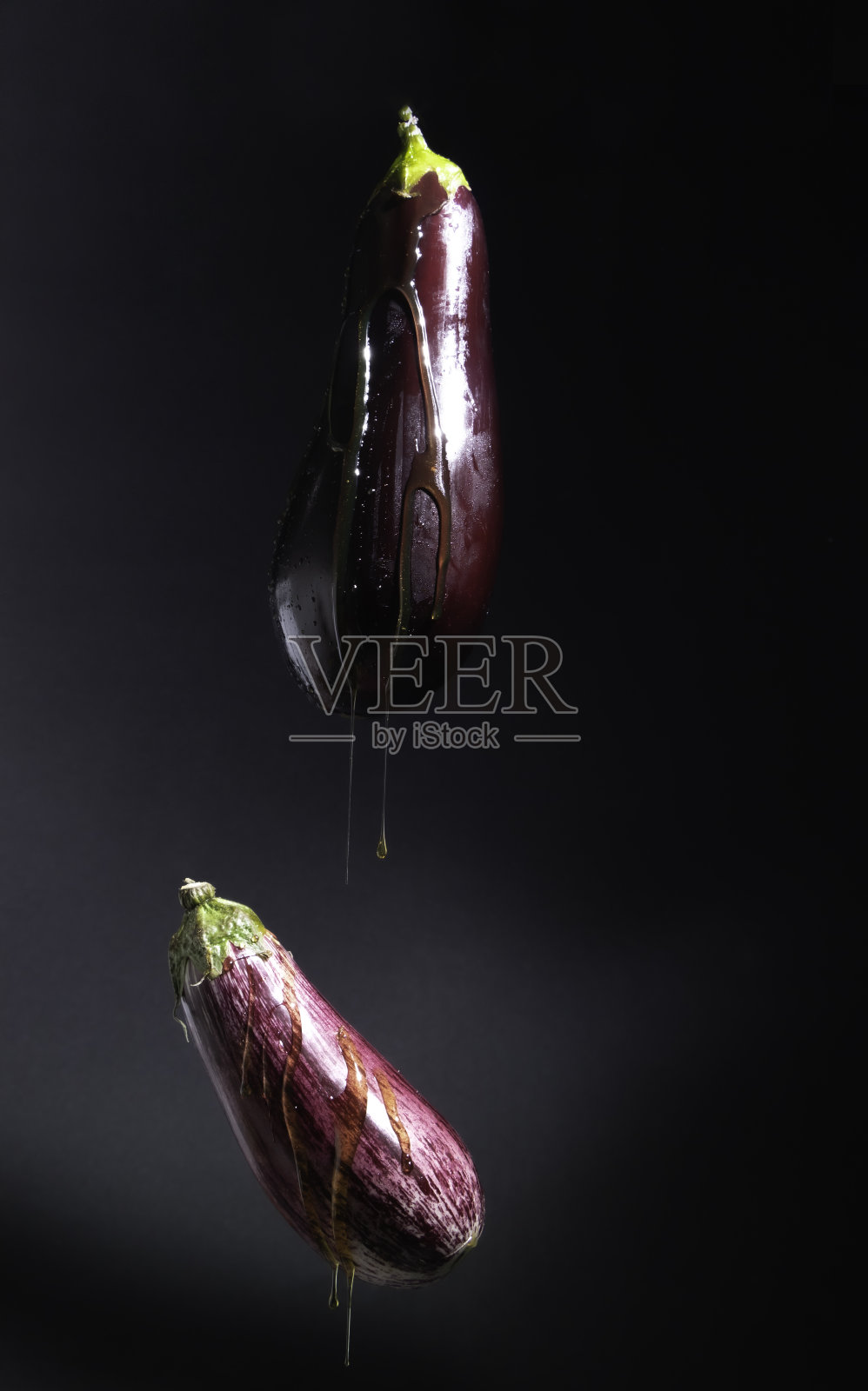 双茄子照片摄影图片