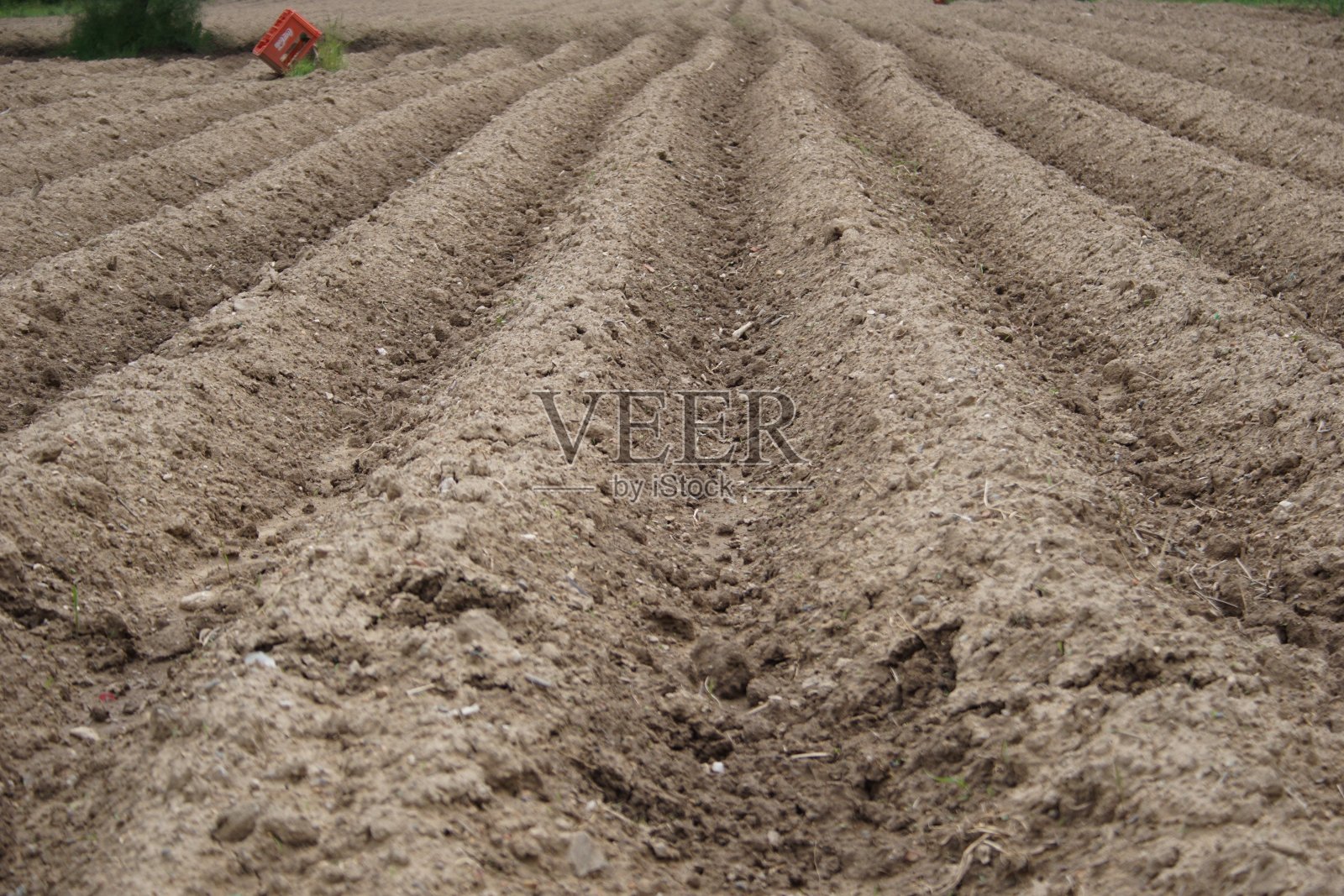 犁沟,犁沟,犁沟,犁沟,犁沟,犁沟,犁沟,犁沟。透视中的水平视图照片摄影图片