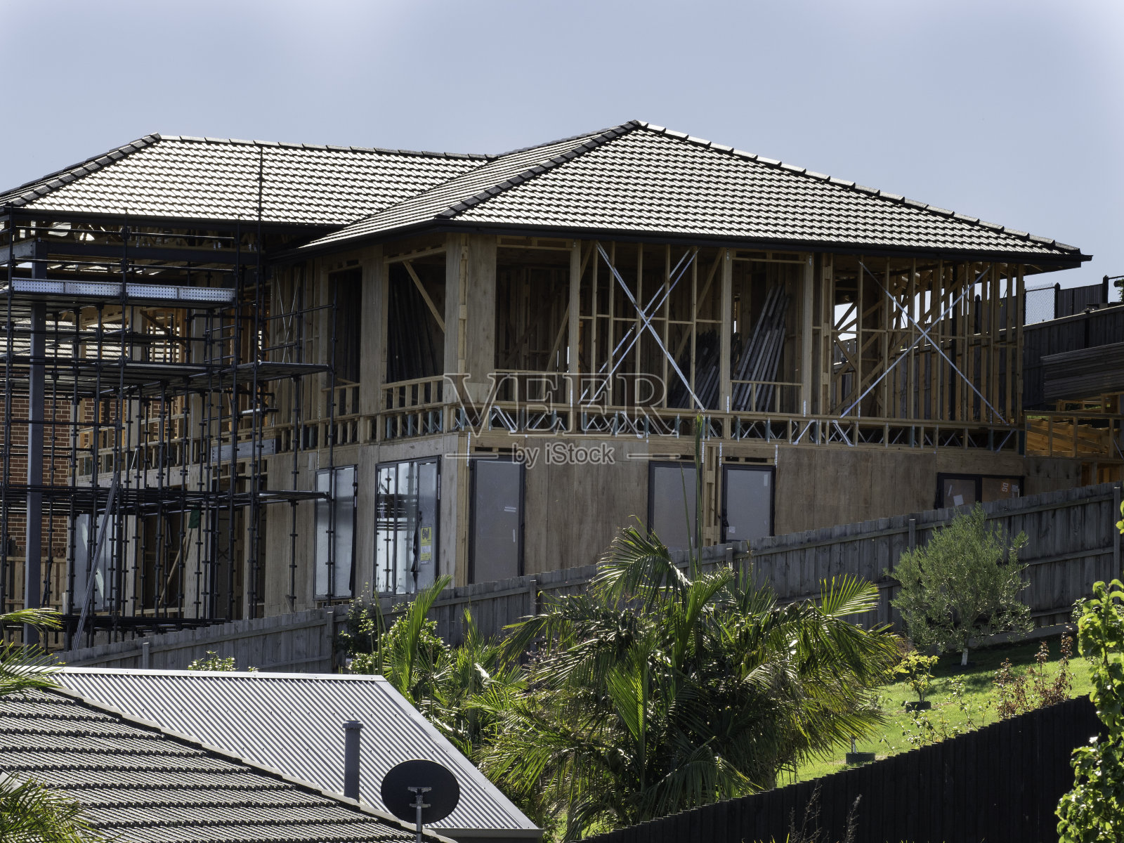 建筑框架照片摄影图片