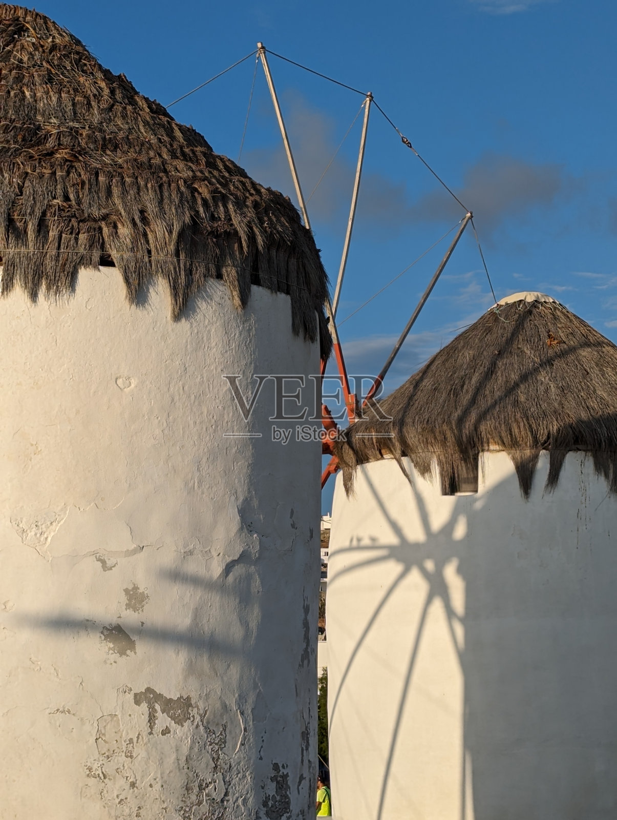 希腊的风车照片摄影图片
