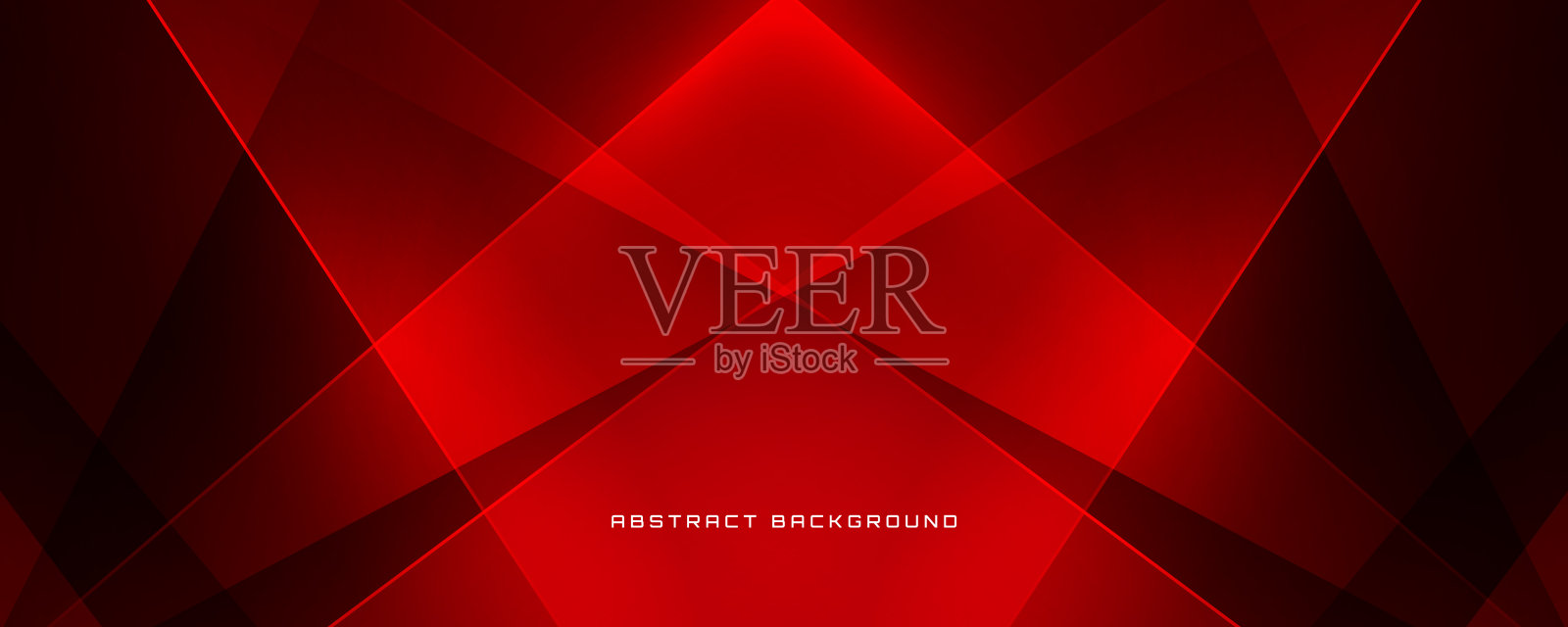 三维红色技术抽象背景重叠层在黑暗空间与切割效果装饰。现代平面设计元素多边形风格的横幅,传单,卡片,最小的封面,或小册子的概念插画图片素材