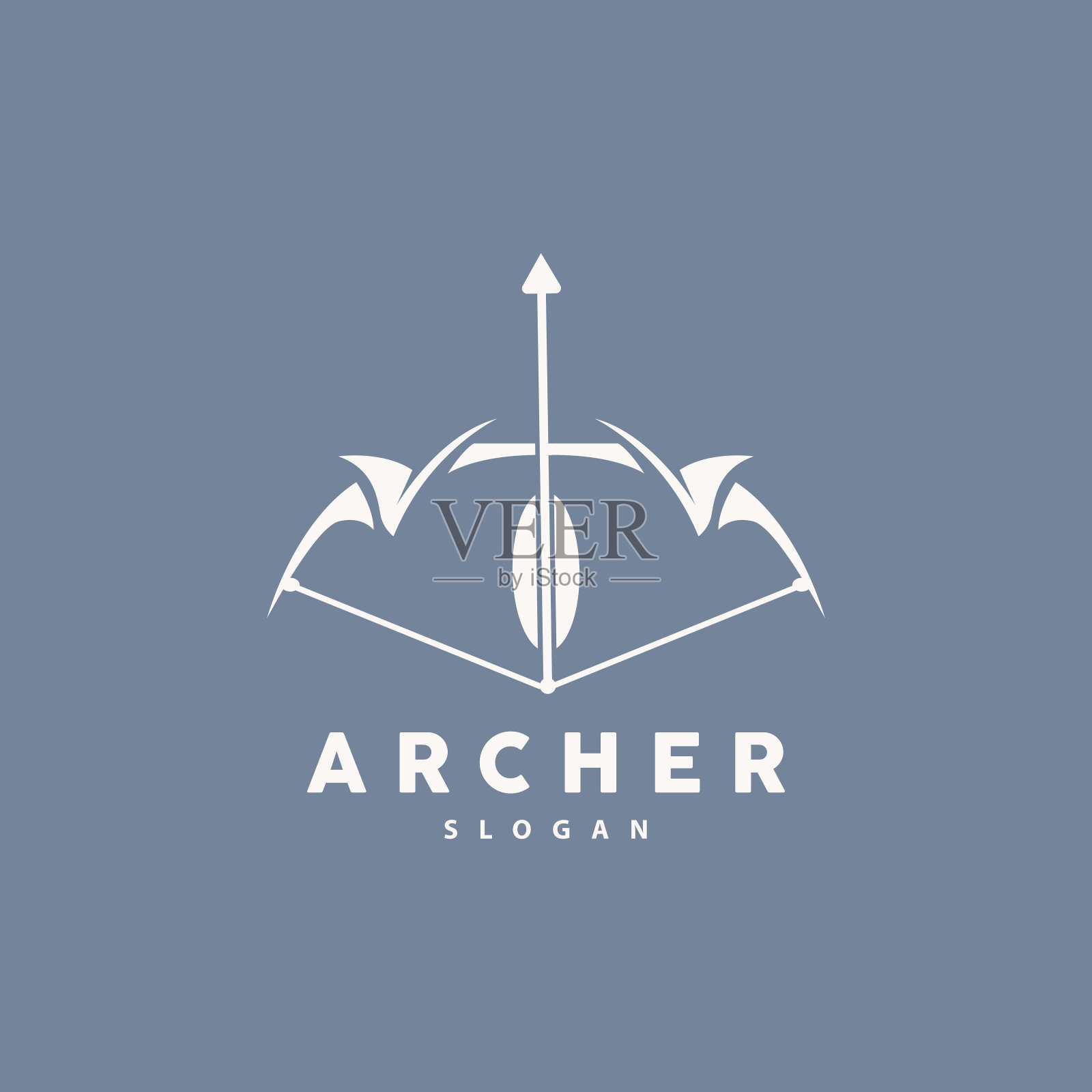 射手标志,箭矢矢量,优雅简单的极简主义设计,图标符号说明模板插画图片素材