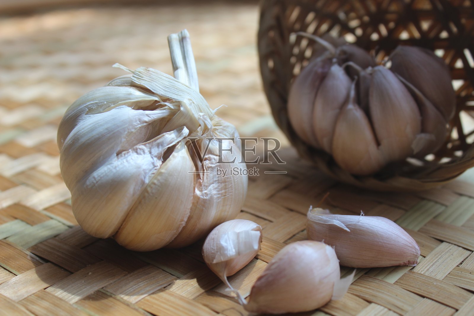 一个大蒜照片摄影图片