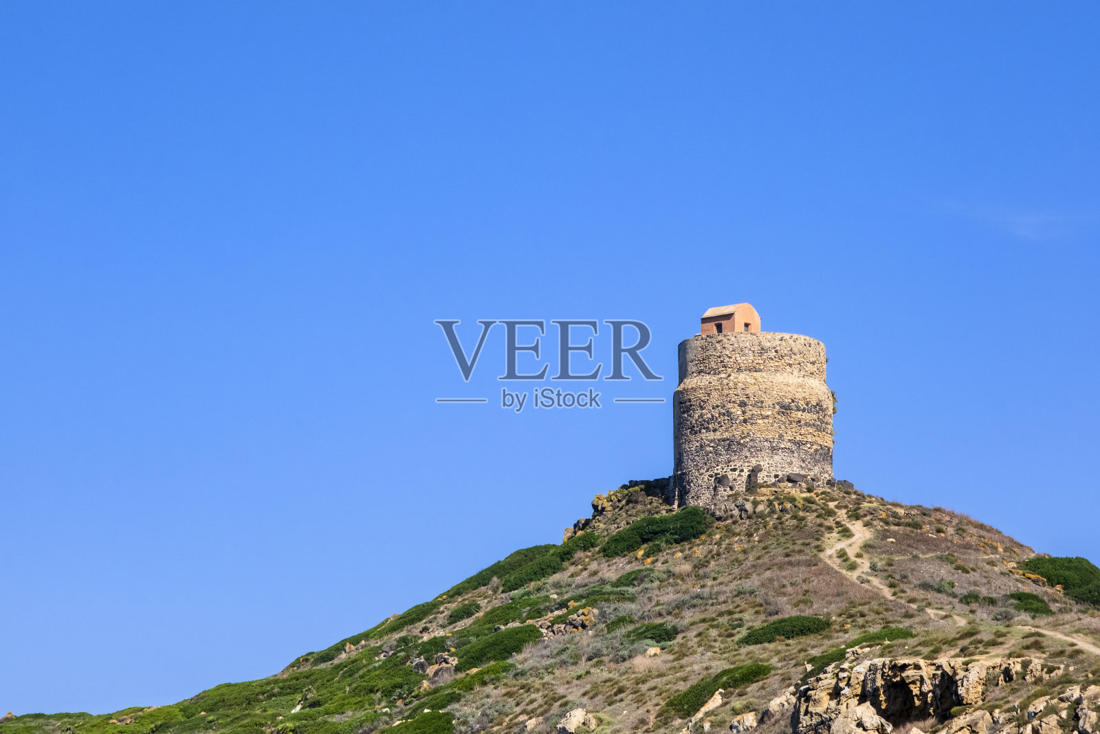 位于意大利撒丁岛同名半岛上的圣乔瓦尼塔照片摄影图片