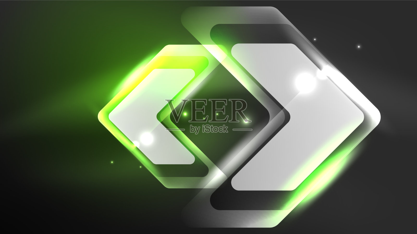 抽象背景登陆页几何形状插画图片素材